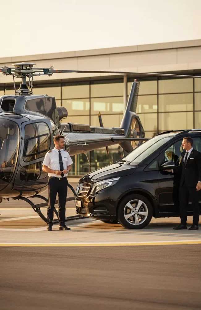 helicopter charter service in albania